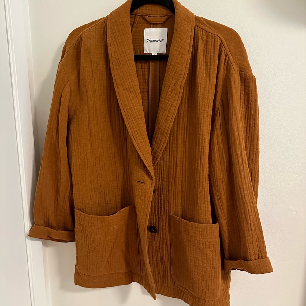Madewell Lightspun Dorset Blazer size Medium